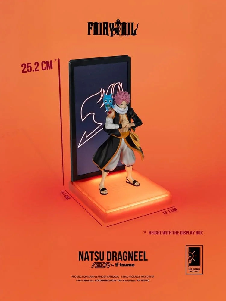 FAIRY TAIL - Natsu Dragneel - Figure Neon by Tsume 25cm